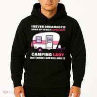 Super Sexy Camping Lady Killing It Hoodie thumb 2