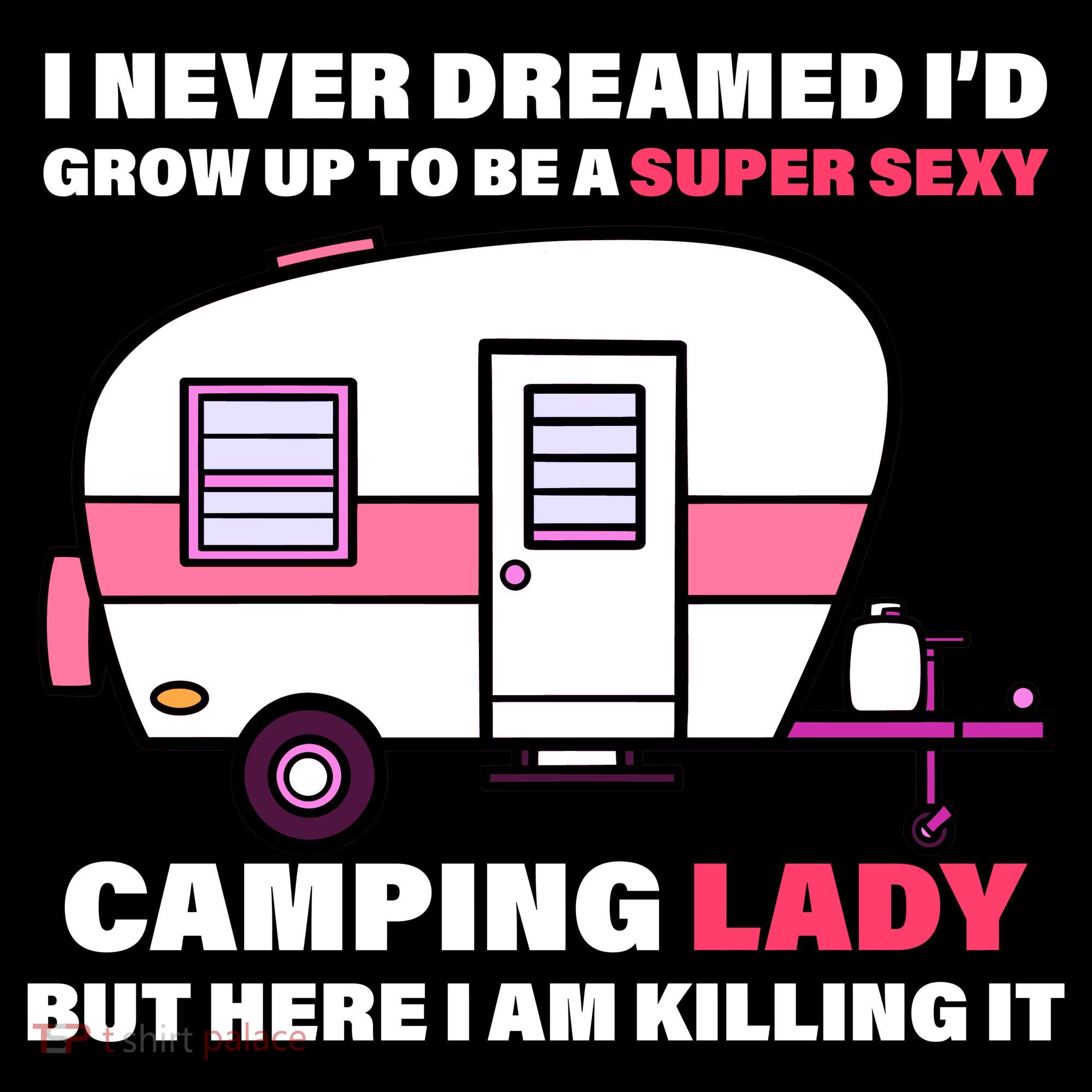 Super Sexy Camping Lady Killing It Sweatshirt