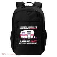 Super Sexy Camping Lady Killing It Backpack thumb 0