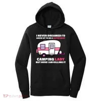 Super Sexy Camping Lady Killing It Women's Hoodie thumb 0