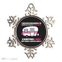 Super Sexy Camping Lady Killing It Ornament thumb 0