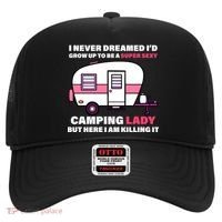 Super Sexy Camping Lady Killing It Hat thumb 0