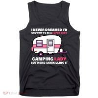 Super Sexy Camping Lady Killing It Tank Top thumb 0