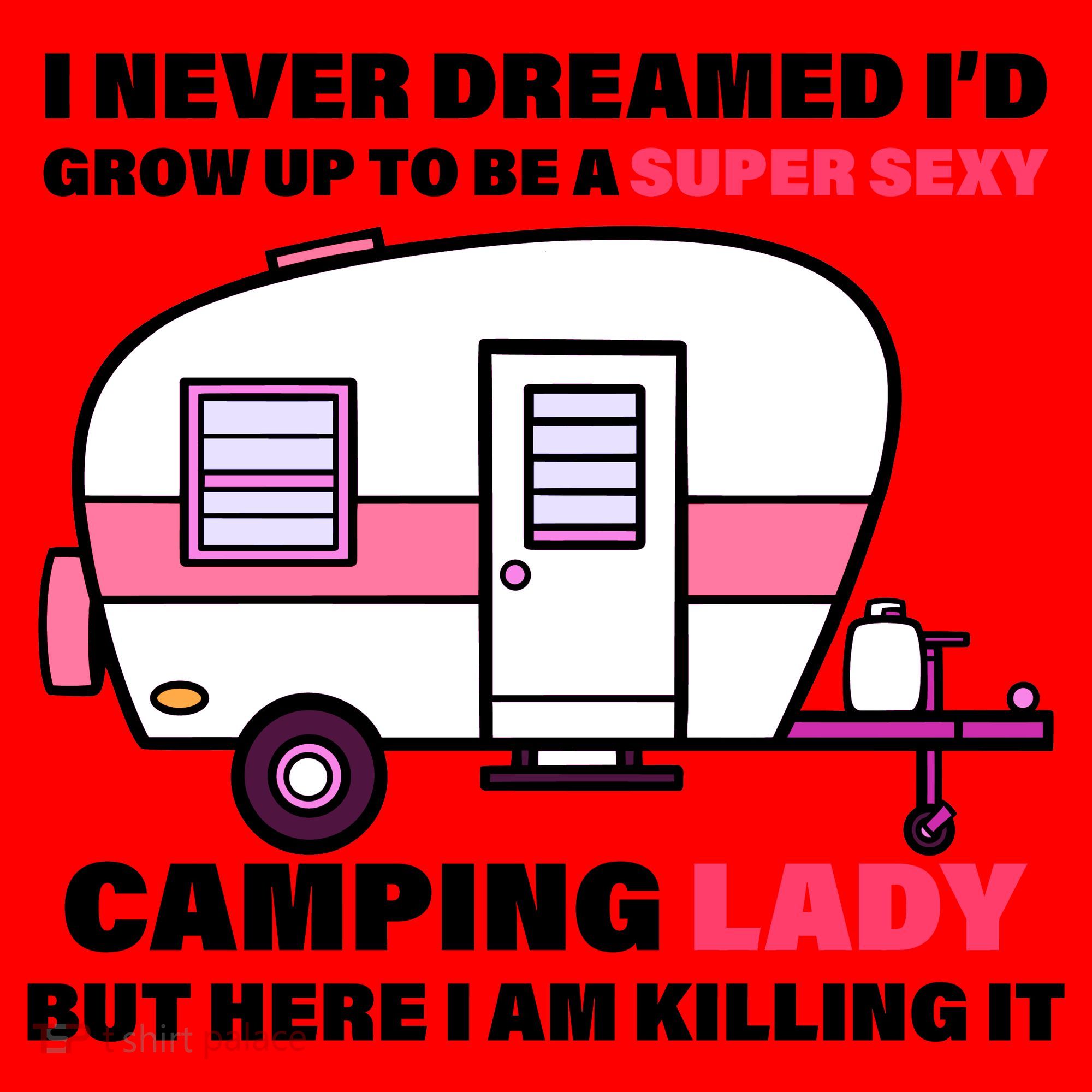 Super Sexy Camping Lady Killing It Santa Hat