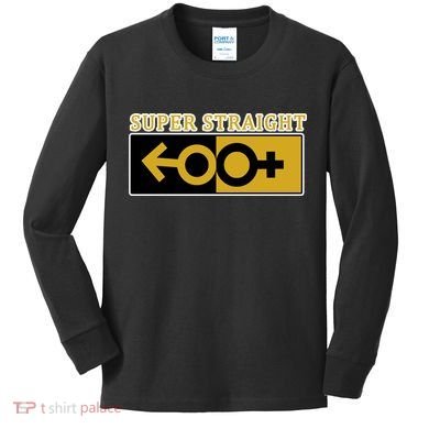 Super Straight Identity Kids Long Sleeve Shirt