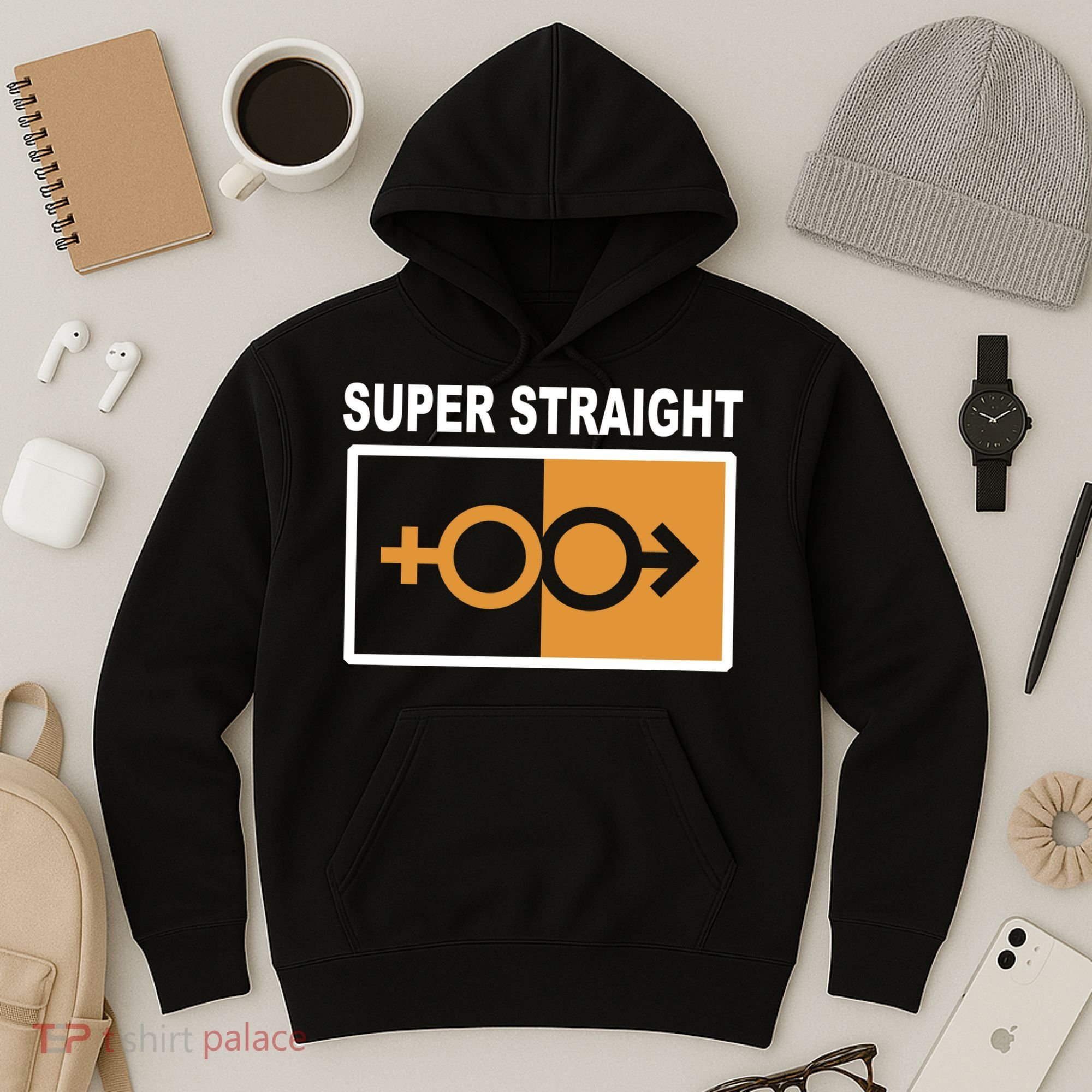 Super Straight Pride Bar Style Hoodie