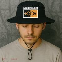 Super Straight Pride Bar Style Bucket Hat thumb 2