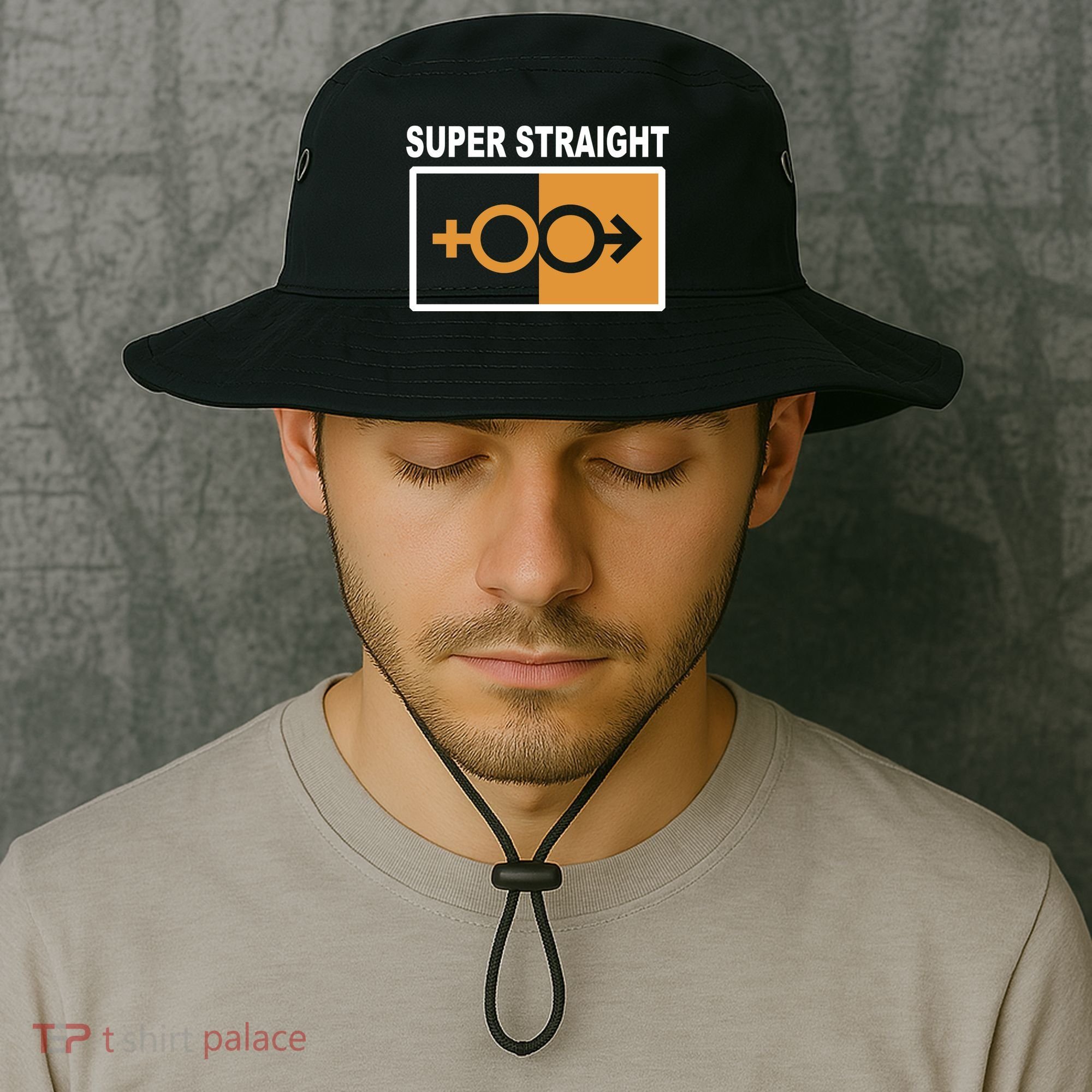 Super Straight Pride Bar Style Bucket Hat