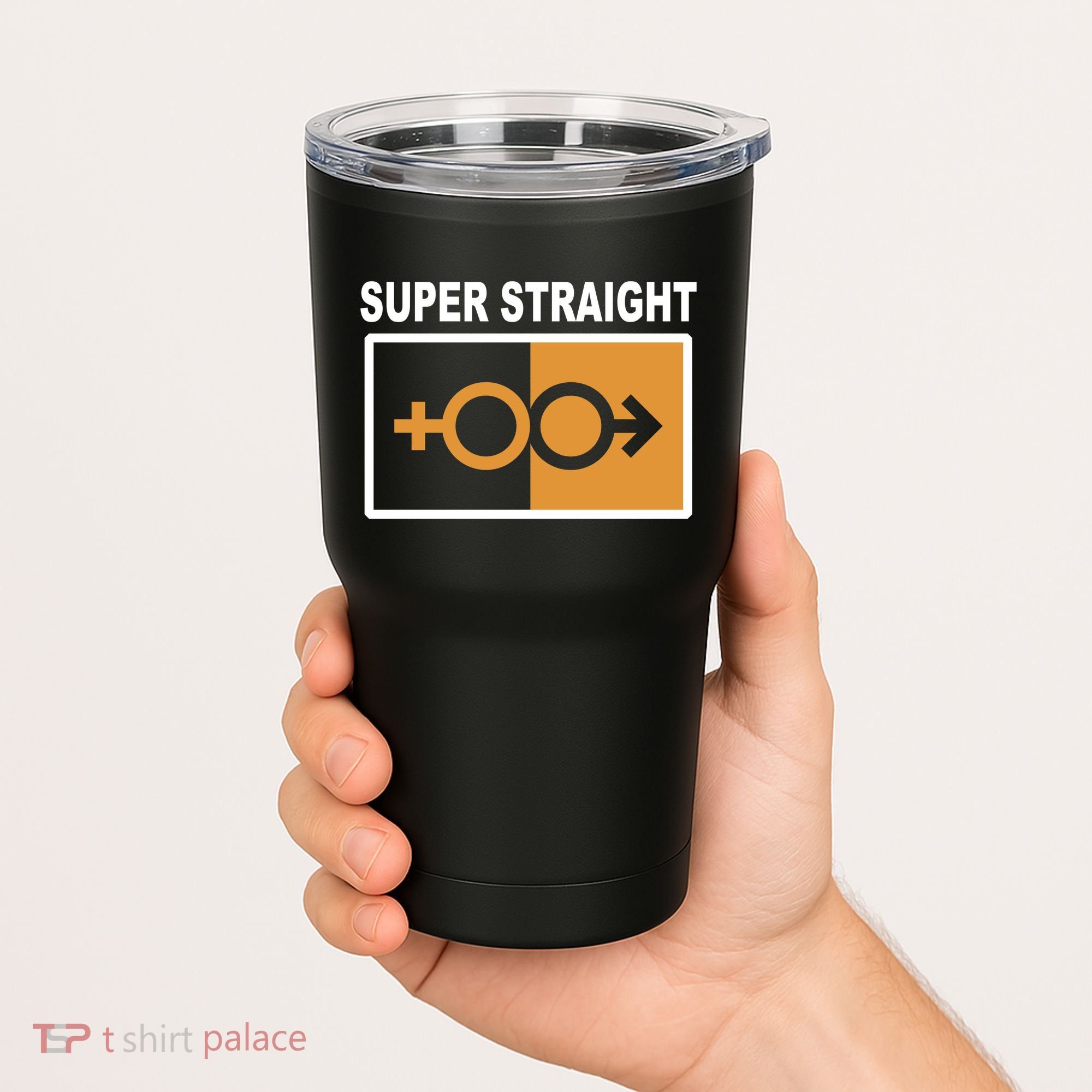 Super Straight Pride Bar Style Tumbler