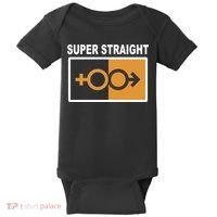 Super Straight Pride Bar Style Baby Bodysuit thumb 0