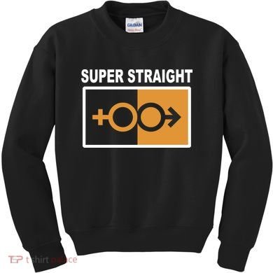 Super Straight Pride Bar Style Kids Sweatshirt