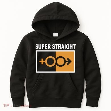 Super Straight Pride Bar Style Kids Hoodie