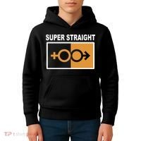 Super Straight Pride Bar Style Kids Hoodie thumb 4