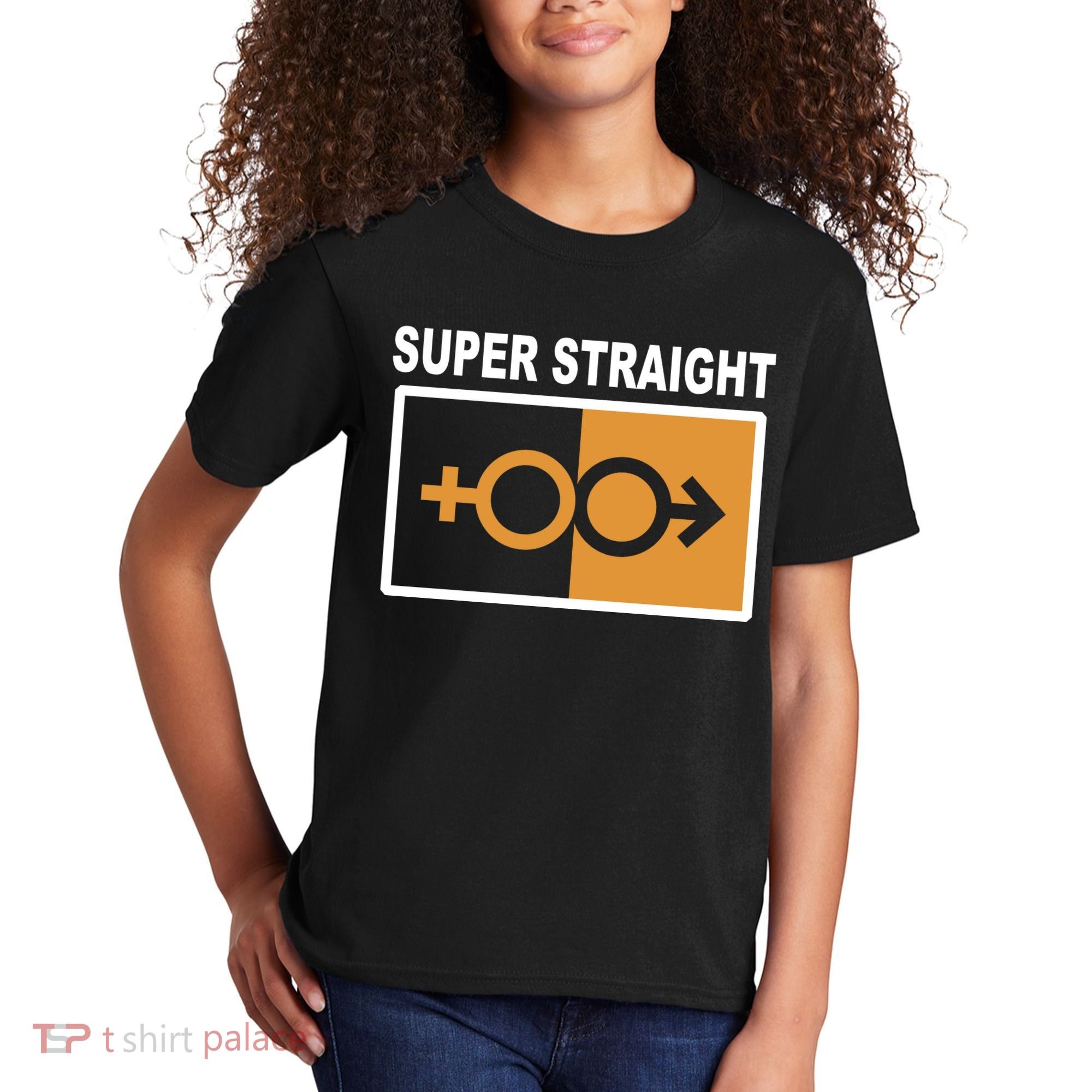 Super Straight Pride Bar Style Kids T-Shirt