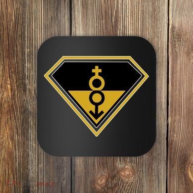 Super Straight Pride Superhero Coaster