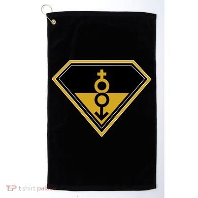 Super Straight Pride Superhero Golf Towel