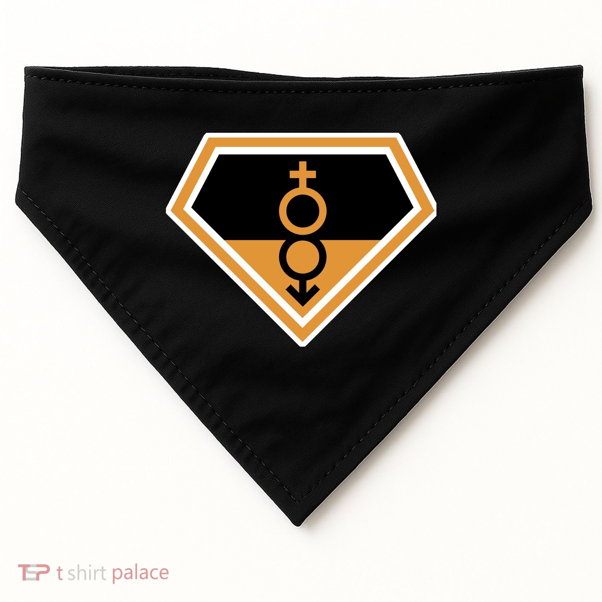 Super Straight Superhero Comic Logo USA-Made Doggie Bandana