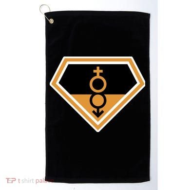 Super Straight Superhero Comic Logo Golf Towel