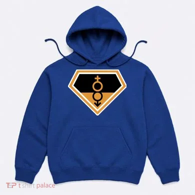 Super Straight Superhero Comic Logo Hoodie