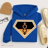 Super Straight Superhero Comic Logo Hoodie thumb 4