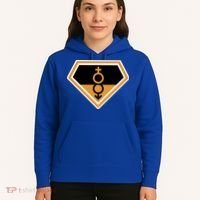 Super Straight Superhero Comic Logo Hoodie thumb 5