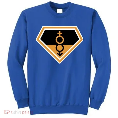 Super Straight Superhero Comic Logo Sweatshirt
