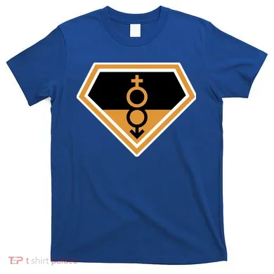 Super Straight Superhero Comic Logo T-Shirt