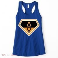 Super Straight Superhero Comic Logo Women's Tank Top thumb 0