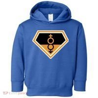 Super Straight Superhero Comic Logo Toddler Hoodie thumb 0