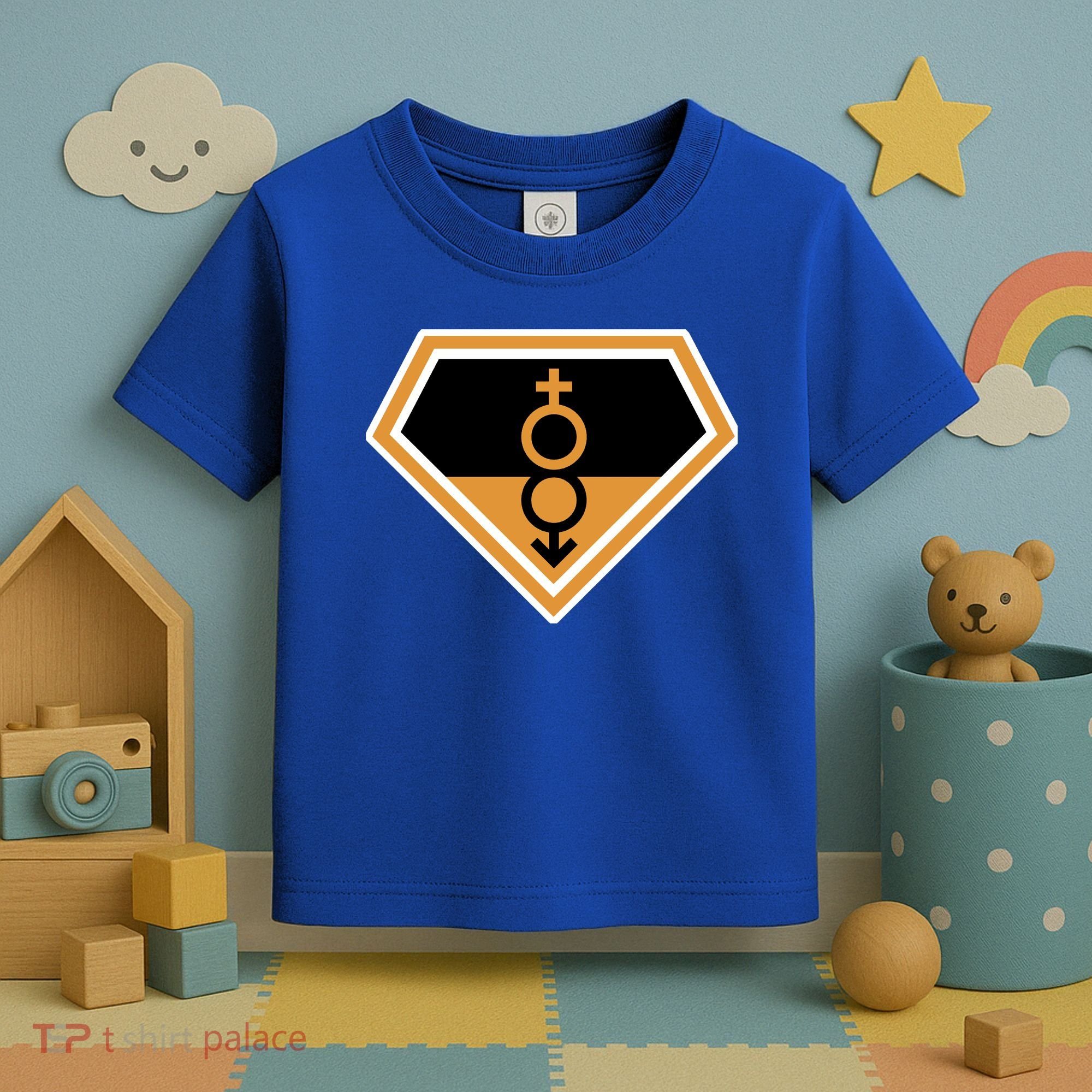 Super Straight Superhero Comic Logo Toddler T-Shirt