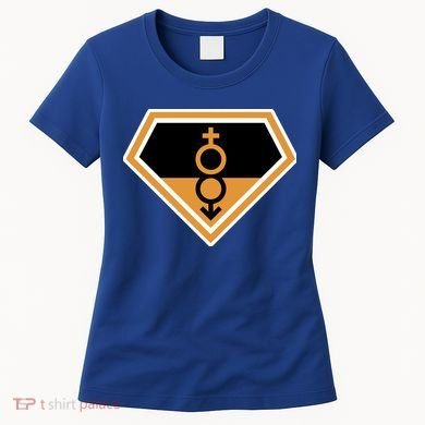 Super Straight Superhero Comic Logo Women's T-Shirt