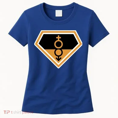 Super Straight Superhero Comic Logo Women's T-Shirt