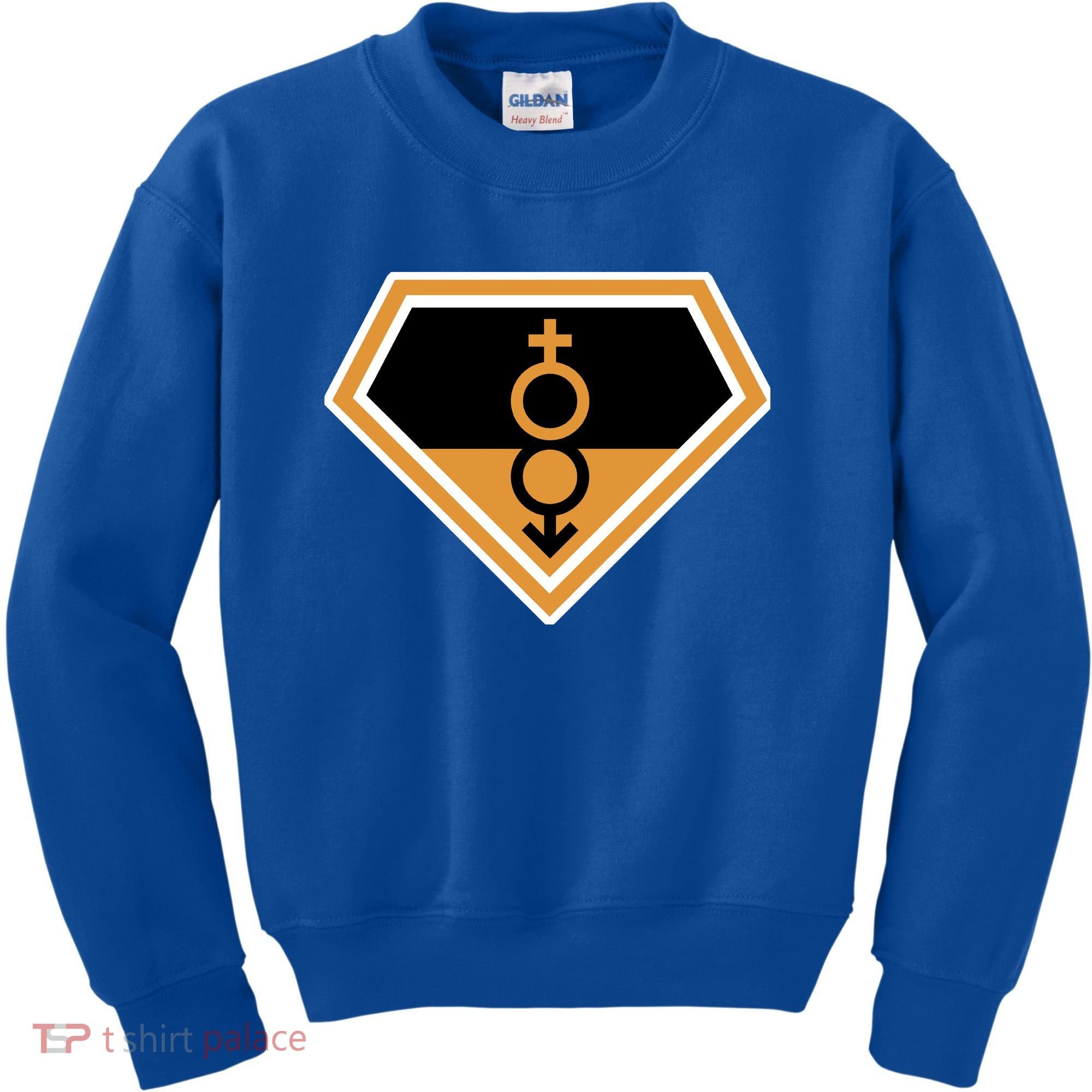 Super Straight Superhero Comic Logo Kids Sweatshirt