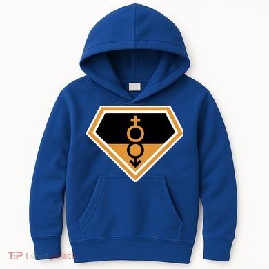Super Straight Superhero Comic Logo Kids Hoodie
