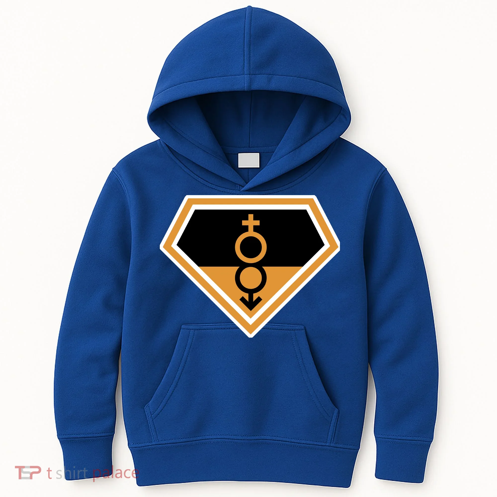 Super Straight Superhero Comic Logo Kids Hoodie