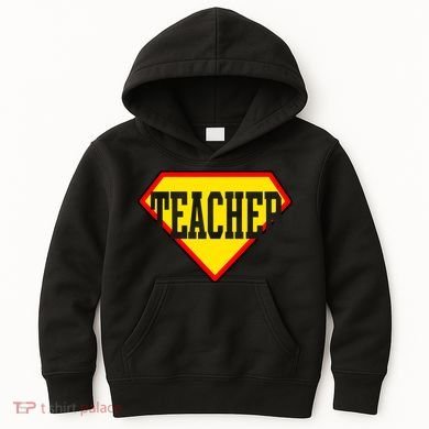 Super Teacher Hero Kids Hoodie