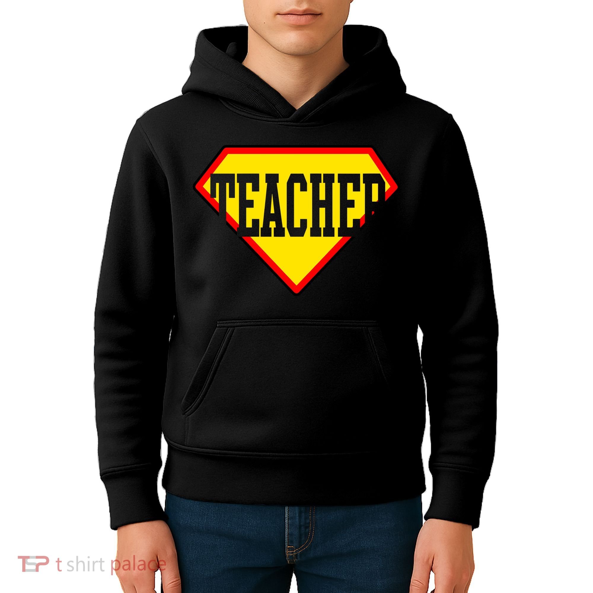 Super Teacher Hero Kids Hoodie