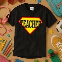 Super Teacher Hero Kids T-Shirt thumb 3