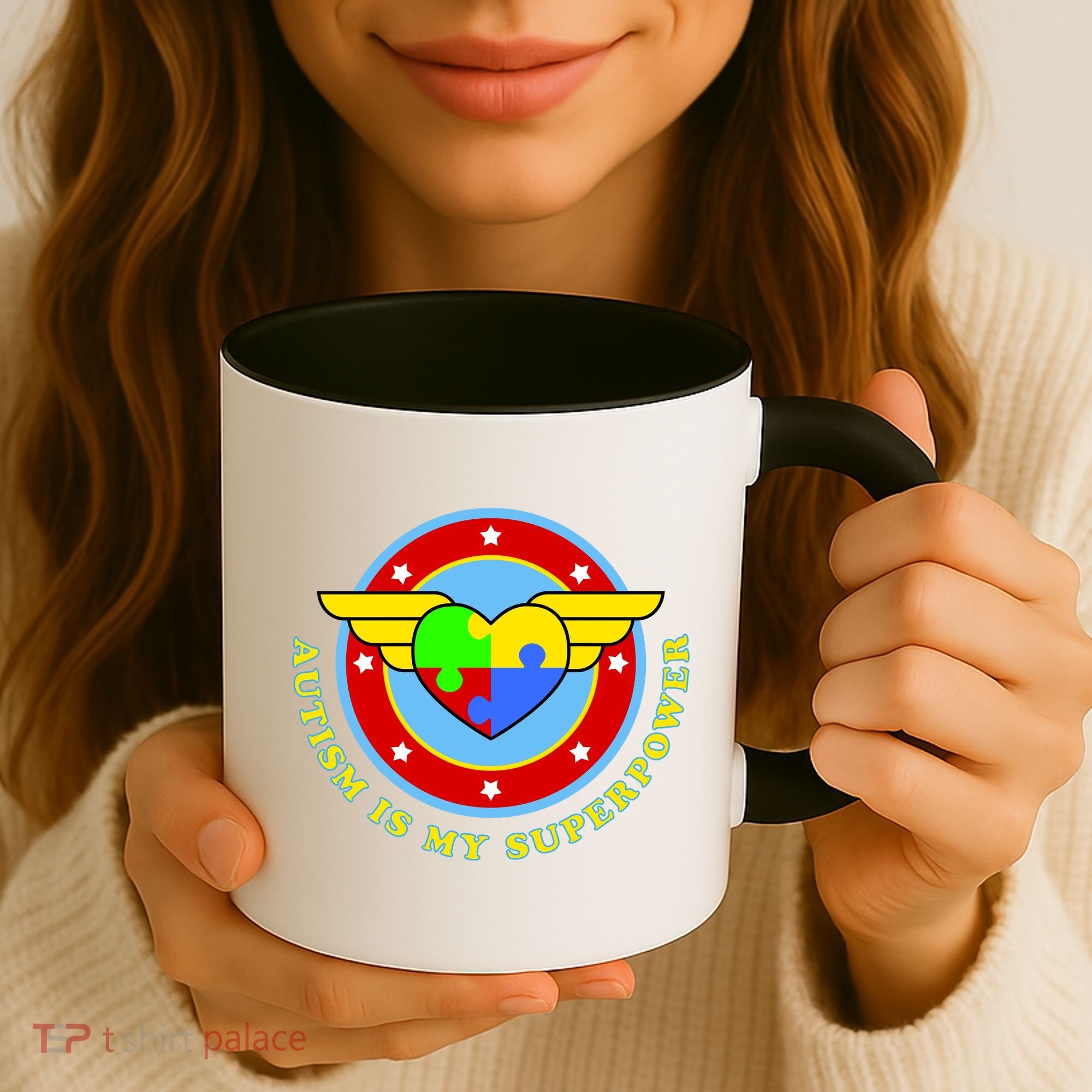 Super Woman Autism Is My Superpower Coffee Mug