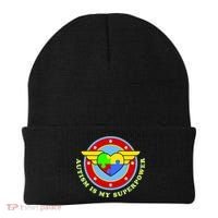 Super Woman Autism Is My Superpower Beanie thumb 0