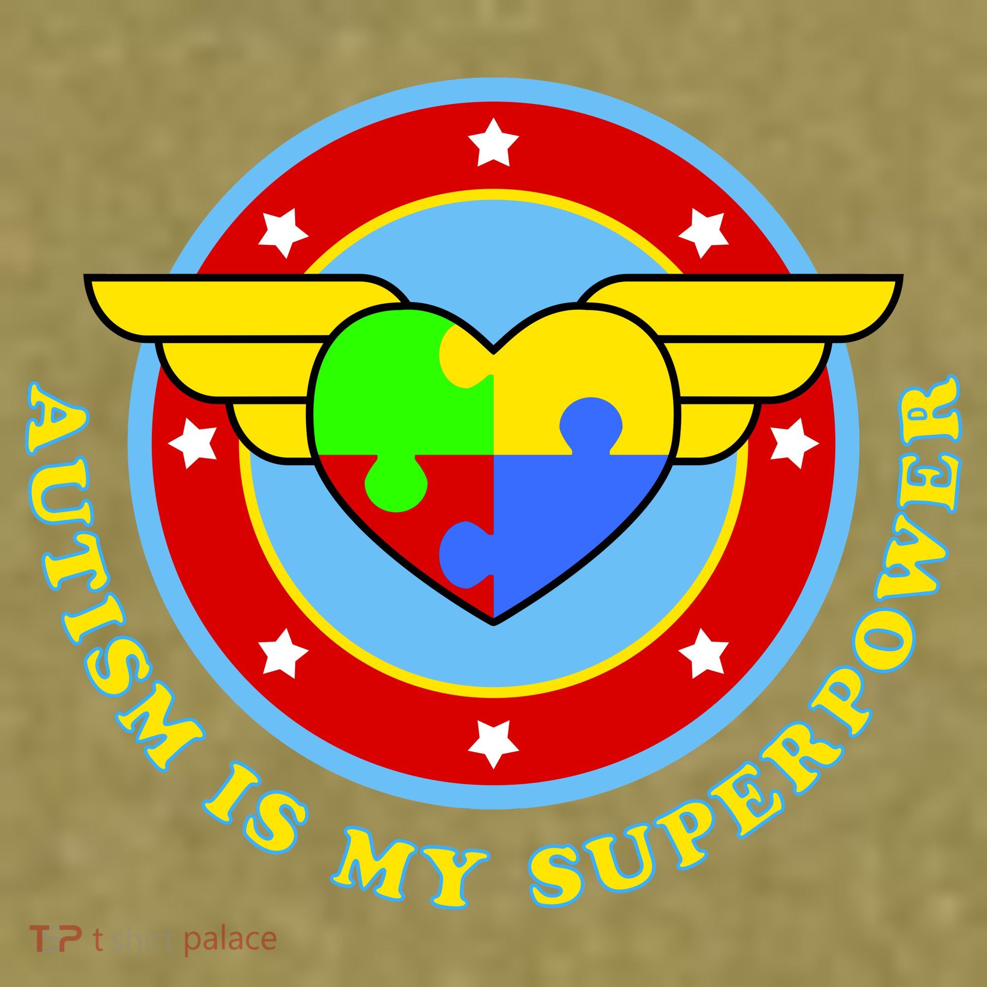 Super Woman Autism Is My Superpower Garment-Dyed Women's Muscle Tee