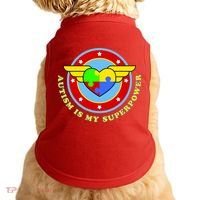 Super Woman Autism Is My Superpower Doggie Tank thumb 0