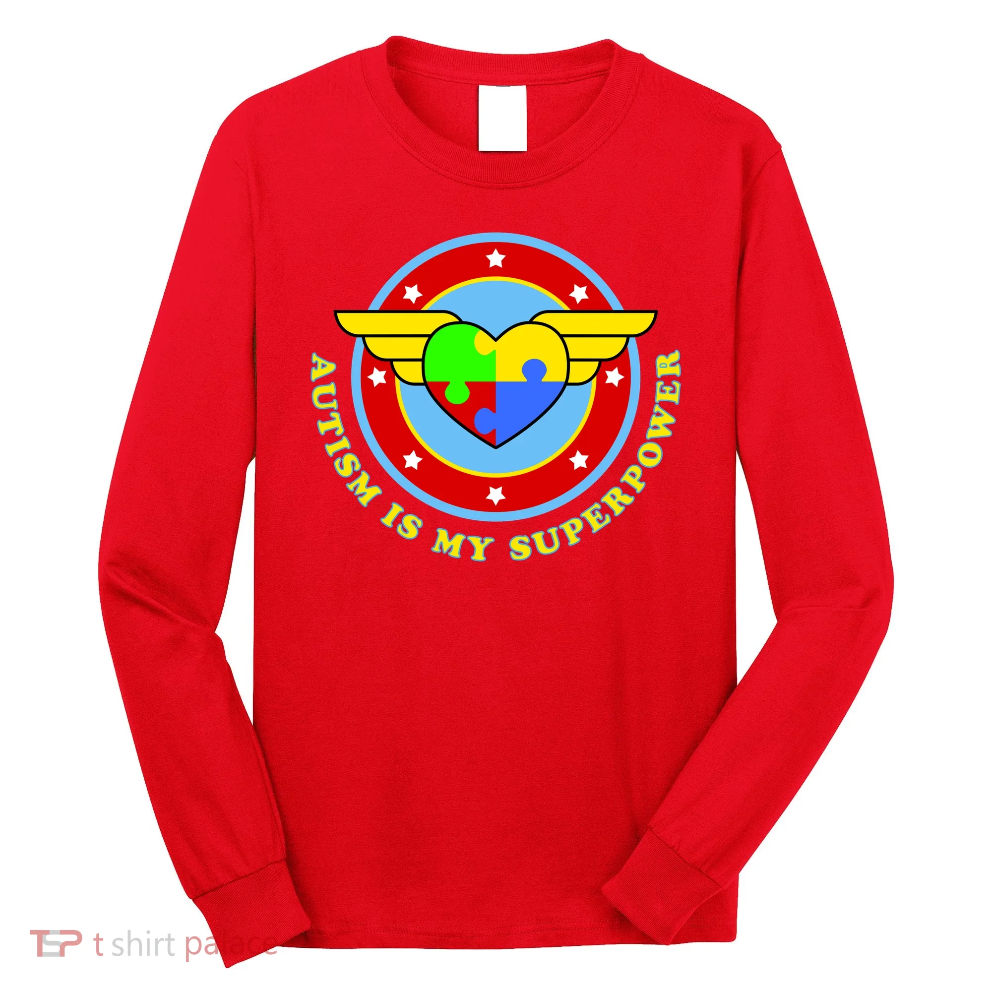 Super Woman Autism Is My Superpower Long Sleeve Shirt