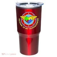 Super Woman Autism Is My Superpower Tumbler thumb 0