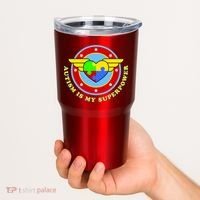 Super Woman Autism Is My Superpower Tumbler thumb 2
