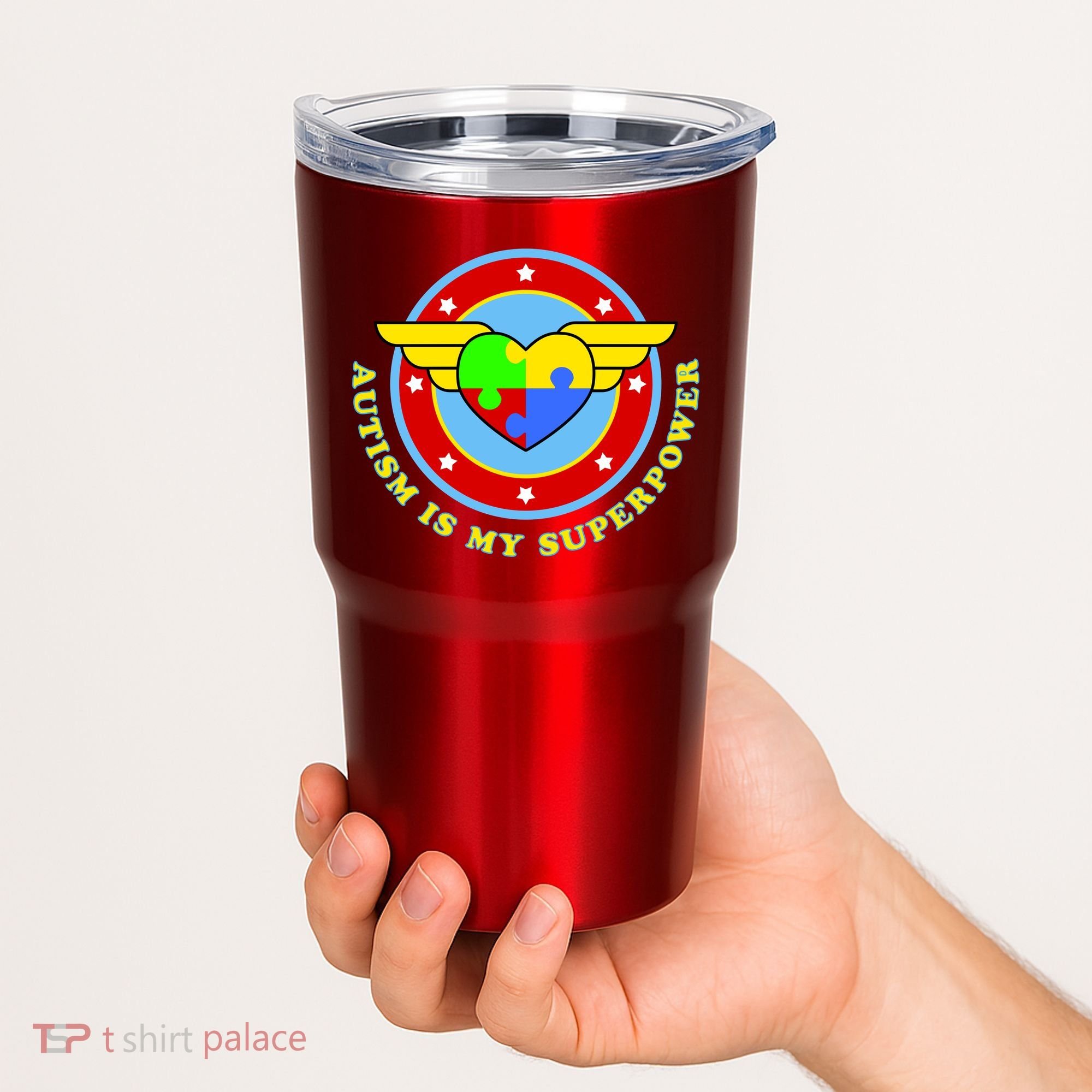 Super Woman Autism Is My Superpower Tumbler