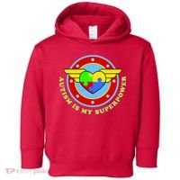 Super Woman Autism Is My Superpower Toddler Hoodie thumb 0