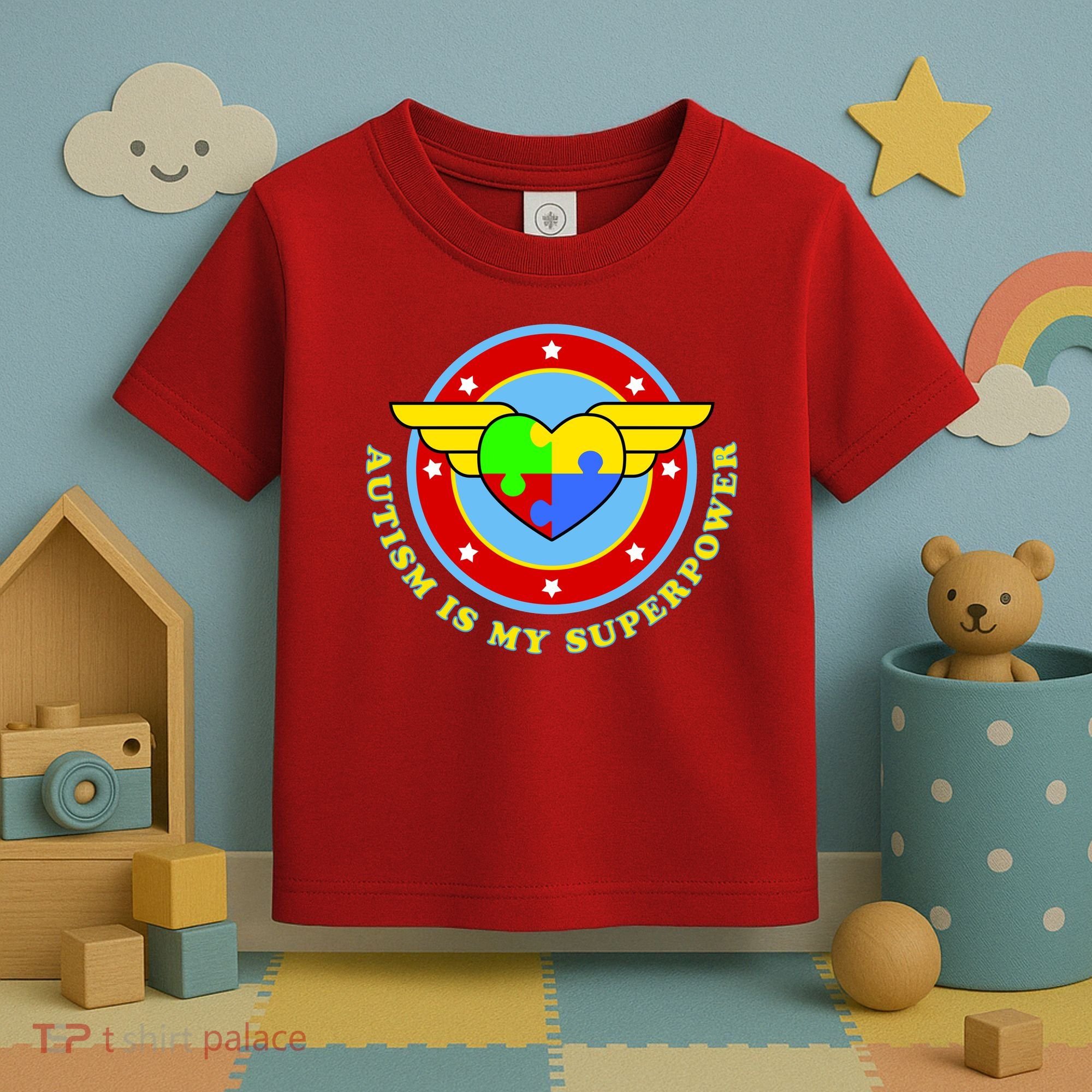 Super Woman Autism Is My Superpower Toddler T-Shirt