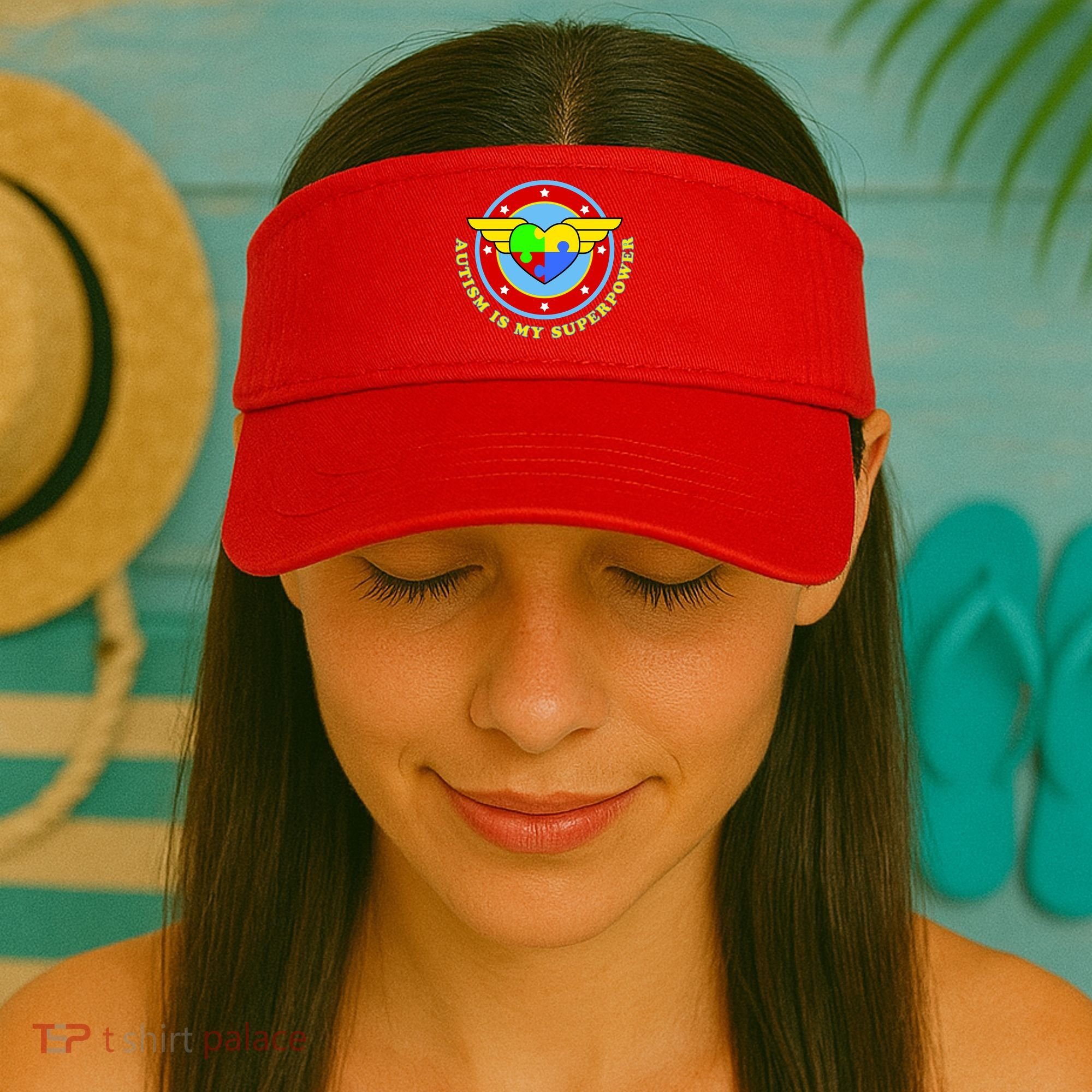 Super Woman Autism Is My Superpower Visor