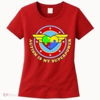 Super Woman Autism Is My Superpower Women's T-Shirt thumb 0
